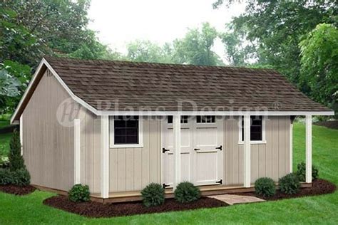 storage shed  porch playhouse plans