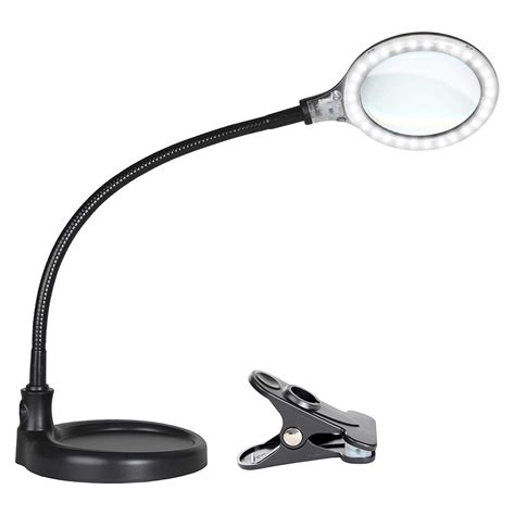 brightech lightview pro flex led magnifying lamp    clamp