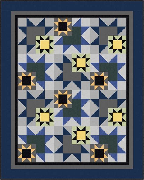 stars  stars quilt pattern downloadable