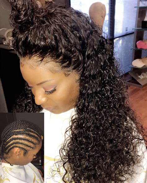 lace frontal sew   bundles natural curl pattern hair unknown  appointments