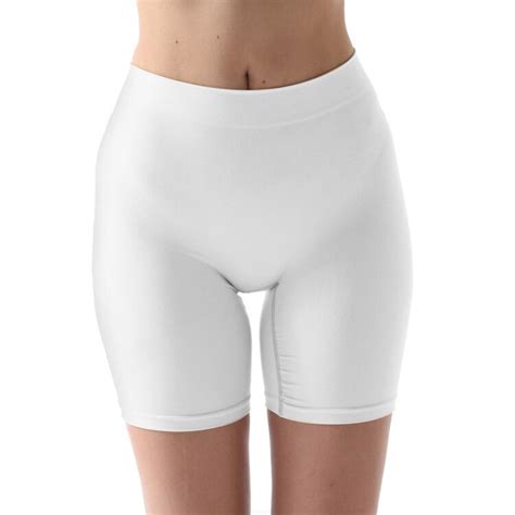 Plus Size Sexy Seamless Boxer Long Leg Panty Nylon Womens Underwear