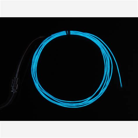 high brightness blue electroluminescent el wire  meters high brightness long life