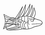 Lionfish Coloring Drawing Kids Getdrawings Getcolorings Pages Printable Zebrafish sketch template