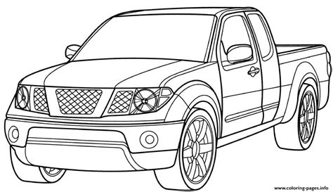 ford pickup truck car coloring page printable