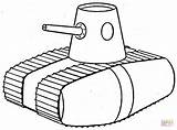 Tanque Militar Colorear Ww1 Armato Disegno Militare sketch template