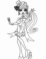 Monster High Coloring Pages Draculaura Doll Dracula Library Print Color Popular Dolls Colorare Da sketch template
