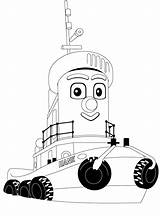 Theodore Tugboat Coloring Pages Template sketch template