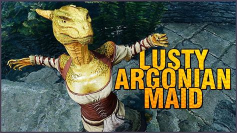 skyrim roleplay build lusty argonian maid [modded] youtube