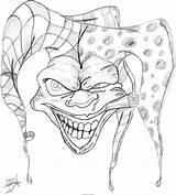 Tattoo Drawing Joker Gangsta Clown Gangster Clowns Tattoos Chola Sketches Jester Stencil Skull Smoking Drawings Head Outline Flash Outlines Designs sketch template