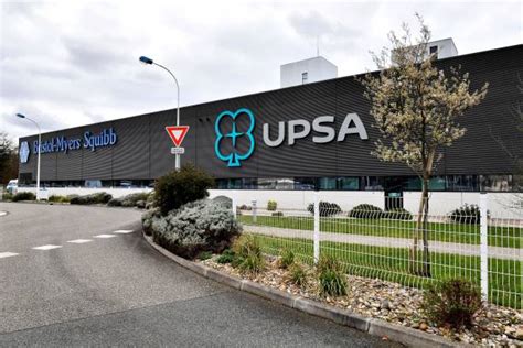 bristol myers squibbs pharmaceutical plant  french group upsa union de pharmacologie