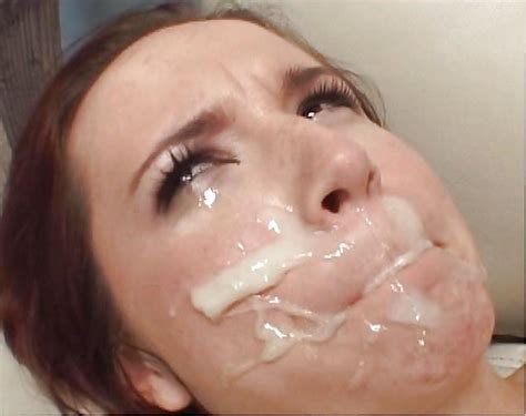 unwanted angry messy cumshot facials dislike hate disgust