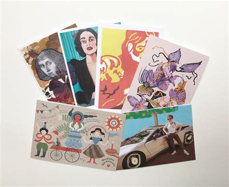 set   blank illustration cards art cards greeting cards etsy