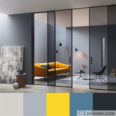 modern interior design color schemes blending comfort  rooms