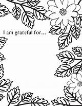 Gratitude Grateful Sheets sketch template