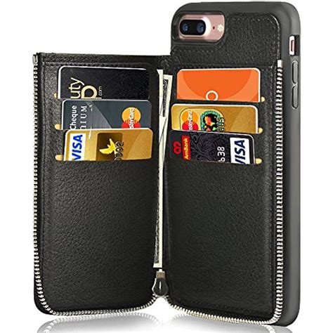 iphone   wallet case  leather shockproof apple credit card holder slot ebay