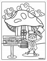 Printable Leprechaun Patricks Whimsical Makeitgrateful Entitlementtrap sketch template