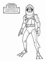 Fortnite Coloring Pages Print Skins Printable Size sketch template