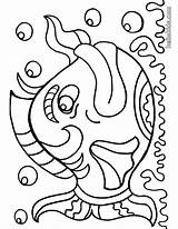 Coloring Pages Fish Kids Big Printable Sheets Disney sketch template