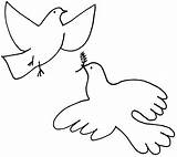Picasso Dove Peace Google Bird Search Au sketch template