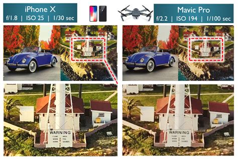 mavic air camera test    compare   mavic
