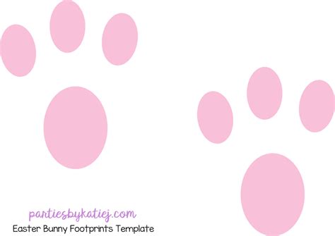 bunny footprint clipart   cliparts  images