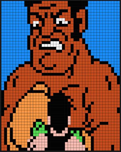 Every Punch Out Opponent In Perler Beads Pixel Art Shop