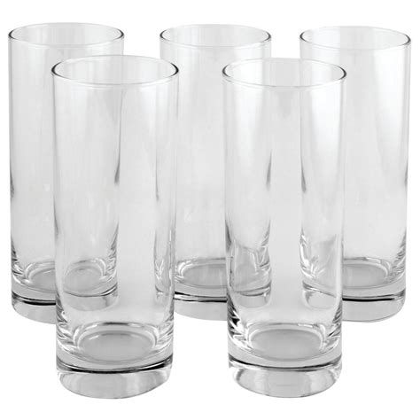 Clear Tall Tumbler Drinking Glass 36 5cl 6 Pack 0301023