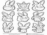Coloring Pages Eeveelutions Eevee Pokemon Evolutions Eeveelution Color Printable Getdrawings Print Getcolorings Evolut sketch template