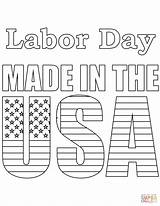 Labor Coloring Pages Printable Usa Made Happy Activity Book Template sketch template