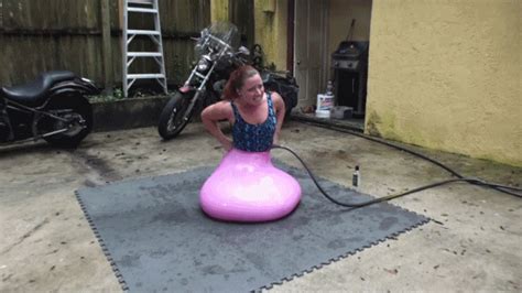 fayth on fire fetish films inside a fill2pop water balloon