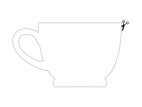 printable teacup template  printable
