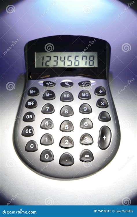 calculator stock afbeelding image  telling rekenmachine