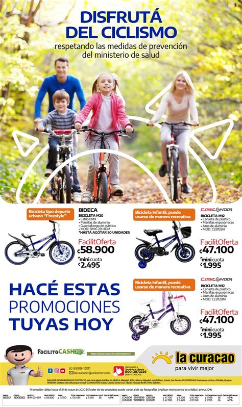 catalogo de promociones de bicicletas en la curacao costa rica  mayo ofertas  promociones