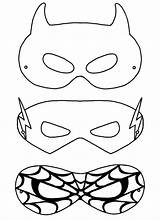 Fasching Masken Maske Superhelden Karneval Vorlage Bastelschablonen Kindern Deavita Superheld Spiderman Schablonen Maschera sketch template