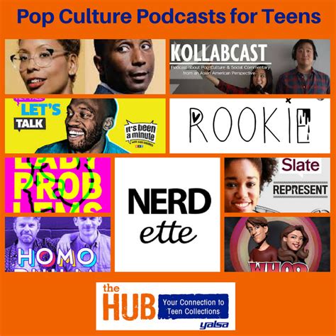 pop culture podcasts for teens the hub
