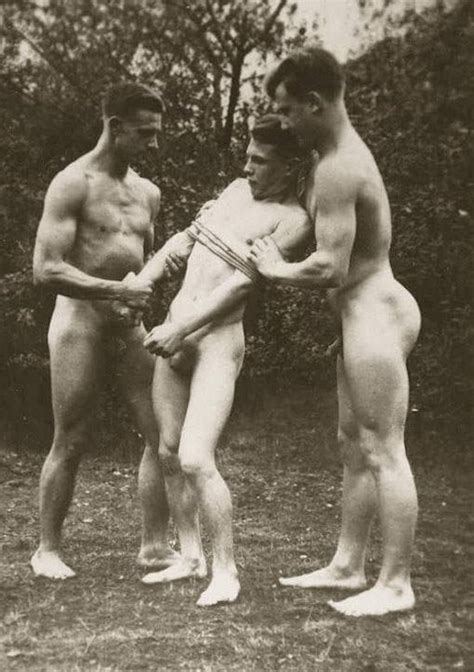 Vintage Naked Men Beach