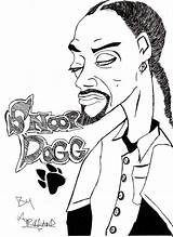 Snoop Dogg Drawing Getdrawings sketch template