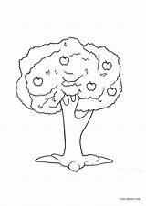 Coloring Pages Tree Trees Printable Kids Cool2bkids sketch template
