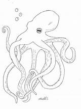Octopus Coloring Pages Printable Realistic Drawing Kids Print Colouring Line Color Patterns Bestcoloringpagesforkids Coral Ray Getdrawings Rachel Resolution High Stencil sketch template