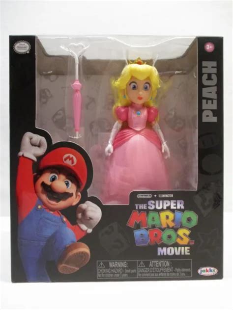 nintendo the super mario bros movie princess peach figure illumination