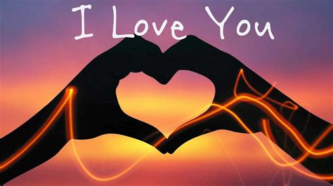 I Love You Text And Two Hands With Heart Shape Hd I Love