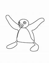 Pingu sketch template