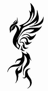 Phoenix Tattoo Tribal Drawings Bird Fenix Ave Tattoos Fénix Tatuaje Designs Dibujo Logo Body Color Pheonix Tribales Tatuajes Infinity Family sketch template