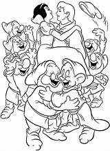 Snow Coloring Pages Seven Dwarfs Prince Disney Princess Beautiful Pride Colouring Printable Book Color Colors Printables Sheets Print Getcolorings Popular sketch template