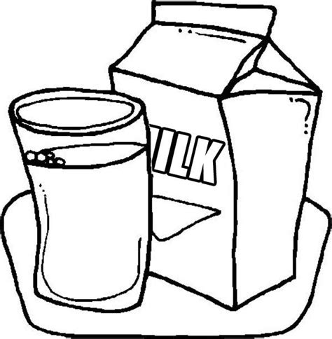 delicious milk  milk carton coloring page netart milk carton