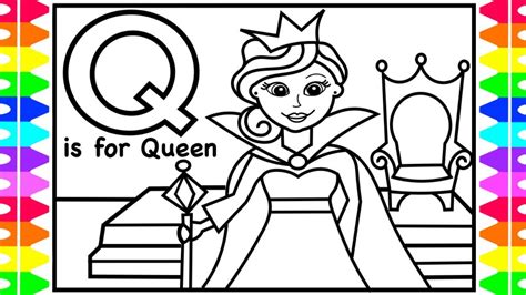 alphabet coloring page    queen queen coloring pages  kid