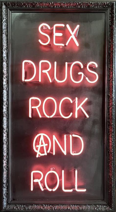 sex drugs rock ‘n roll by illuminati neon ~ artique galleries