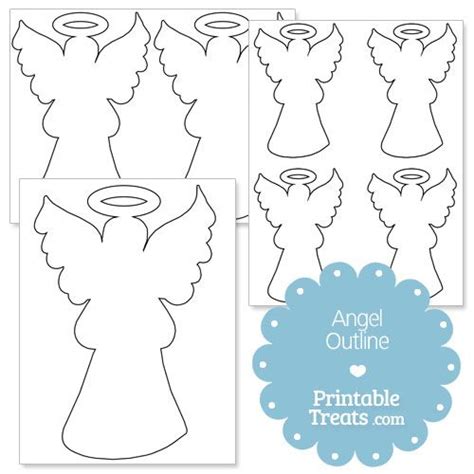 printable outline   angel angels pinterest angel