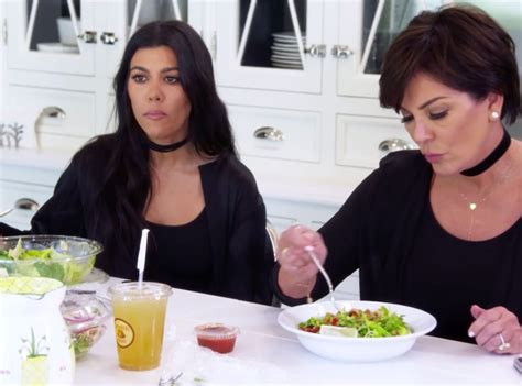 literally just 11 photos of the kardashians eating salads hot