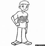 Boy Coloring Outline Pages Teenage Boys American Drawing Teen Lavagirl Colouring Sharkboy Child Print Proud Realistic Thecolor Color Girl Kids sketch template